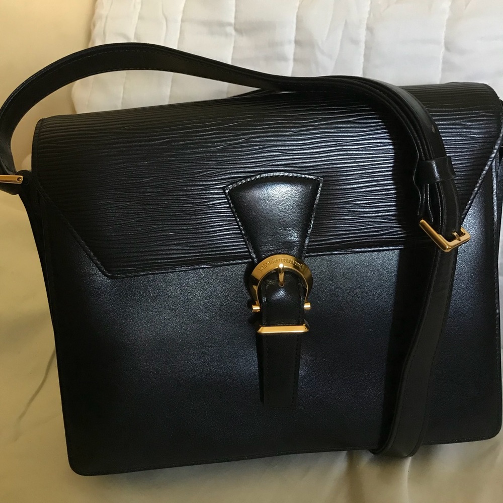 **SOLD**Valentino Vintage Epi Leather Shoulder Bag - Picture 1 of 8